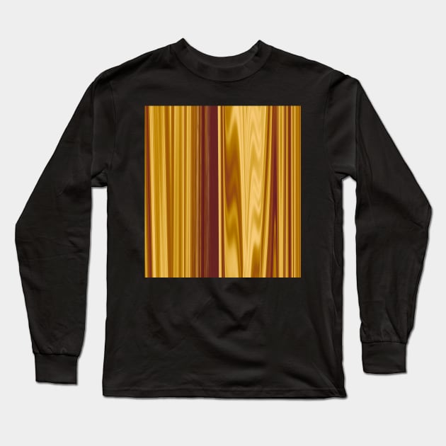 abstract stripes melting copper Long Sleeve T-Shirt by hereswendy